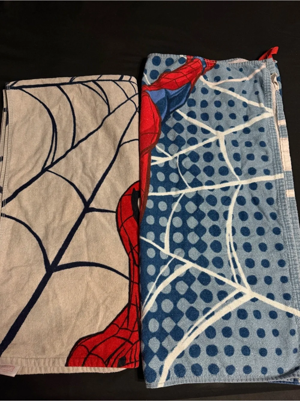 Marvel Spider-Man Red and Blue Bath Towels